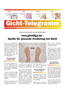 Gicht-Telegramm Ausgabe 15