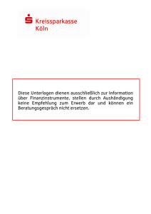 Wesentliche Anlegerinformationen