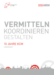 10 Jahre KCM - Kompetenzcenter Marketing NRW