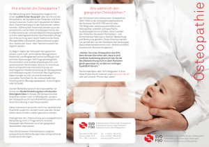 PDF Flyer – Osteopathie - Kinderarztpraxis Schwanenkolonie