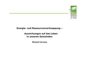 Präsentation Mag. Cerveny - Energieagentur der Regionen