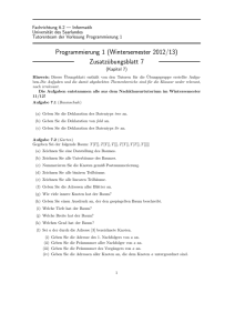 Blatt 7 - Universität des Saarlandes