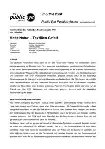 Hess Natur-Textilien GmbH