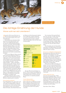 die richtige ern&auml;hrung aus artgerecht