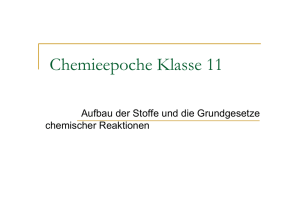 Chemieepoche Klasse 11