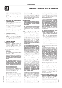 Omeprazol - 1 A Pharma® 20 mg bei Sodbrennen