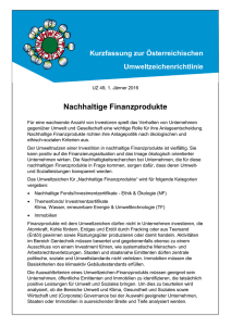 UZ 49 Kurzfassung - Das Österreichische Umweltzeichen