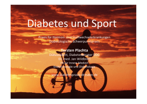 Diabetes und Sport