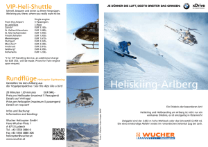 Heliskiing-Arlberg - Wucher Helicopter