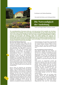 Ausleitherapie_Notwendigkeit - Schlosspark