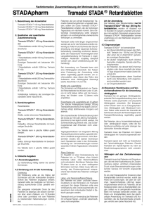 Tramadol STADA Retardtabletten - SRZ