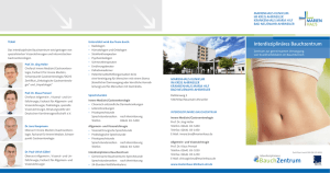 Flyer Interdisziplinaeres Bauchzentrum