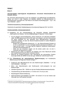 Anlage 5 Modul 5 Versorgungsfeld nephrologische Komplikationen