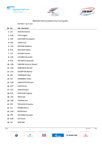 BMW IBSF Weltcup Skeleton Final Training Men Startliste / 19.01