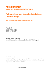 Fehlersuche WPC-Flipper