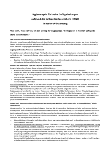 Merkblatt für kleine Geflügelhaltungen - Rhein-Neckar
