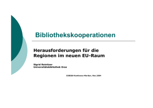 Bibliothekskooperationen