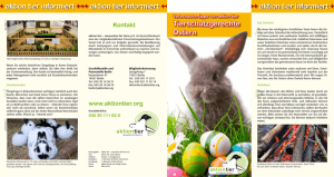 Tierschutzgerechte Ostern