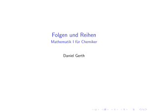 Folgen und Reihen