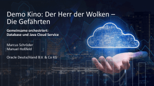 Demo Kino: Der Herr der Wolken - Die Gefährten