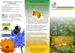 Aktiv für unsere Mitglieder Mit essbaren Blüten den Gaumen