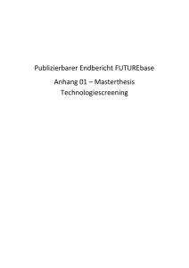 Anhang 01: Masterthesis Technologiescreening