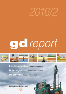 gdreport 2016/2 - Geologischer Dienst NRW