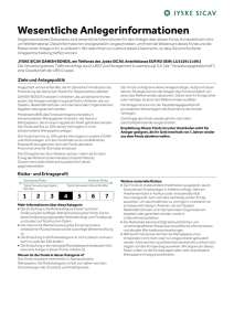 Key Investor Information