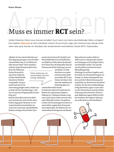 Muss es immer RCTsein?