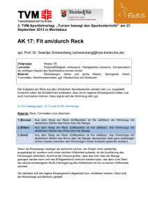 AK 17: Fit am/durch Reck