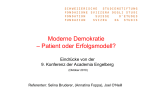 Moderne Demokratie – Patient oder