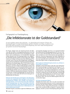 Die Infektionsrate ist der Goldstandard