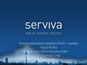 Kundendatenbank Patselect Profil