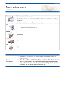 Fragen und Antworten zu Bakterien
