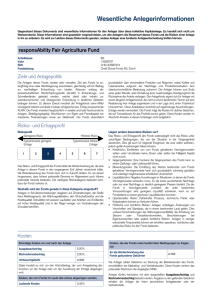 Key Investor Information Document