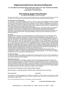 Keuchhusten - praxisteam