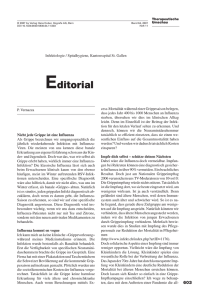 Editorial - infekt.ch