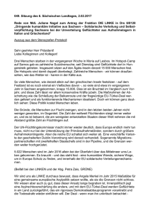 Juliane Nagel - Fraktion DIE LINKE im Sächsischen Landtag