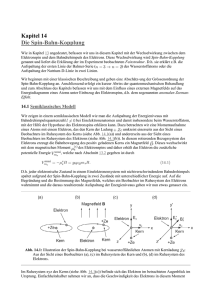 Kapitel 14 Die Spin-Bahn