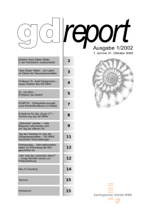 gdreport - Geologischer Dienst NRW