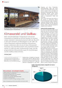 Klimawandel und Stallbau