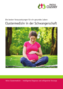 Clustermedizin in der Schwangerschaft