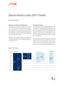 Special Industry Index (SXI®)-Familie