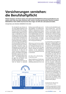 Versicherungen verstehen: die Berufshaftpflicht