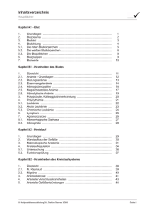 Inhaltsverzeichnis - Heilpraktikerausbildung24