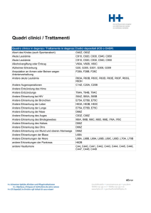 Quadri clinici / Trattamenti