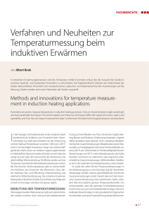 Verfahren und Neuheiten zur Temperaturmessung beim induktiven