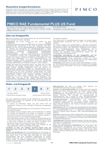 PIMCO RAE Fundamental PLUS US Fund