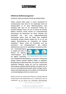 Effektives Biofilmmanagement - ZMK