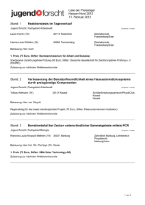 Liste der Preisträger Hessen Nord 2012 11. Februar 2012